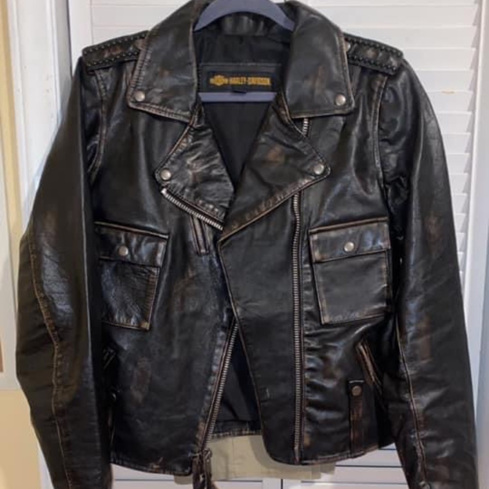 Leather Harley Davidson Jacket